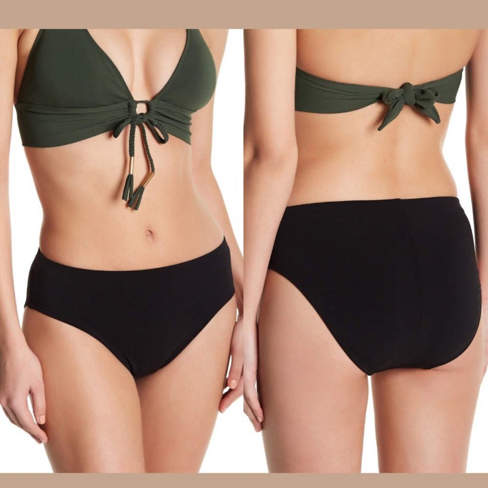 NEW $74 Robin Piccone Ava High Waist Bikini Bottom